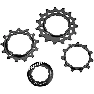 SRAM Cassette replaceable cogs XG-899 11T-13T-15T including cassette lockring