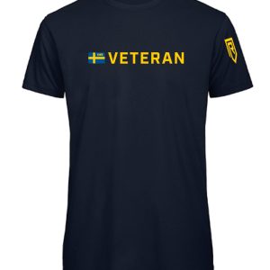 Veteran SWE Flag – Navy Tee
